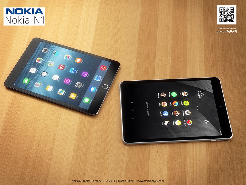 Nokia N1 vs iPad Mini 3
